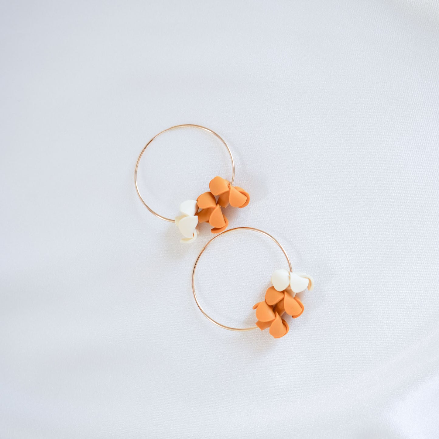 Puakenikeni Triple Flower Hoops