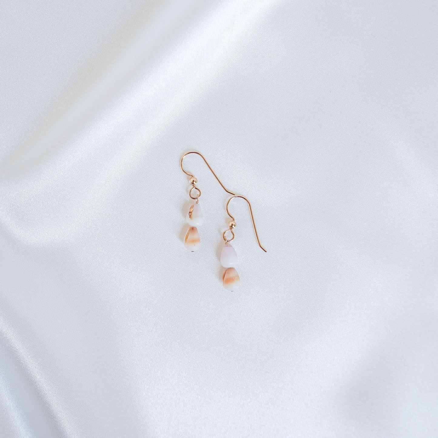 Tiny Cone Shell Simple Earrings