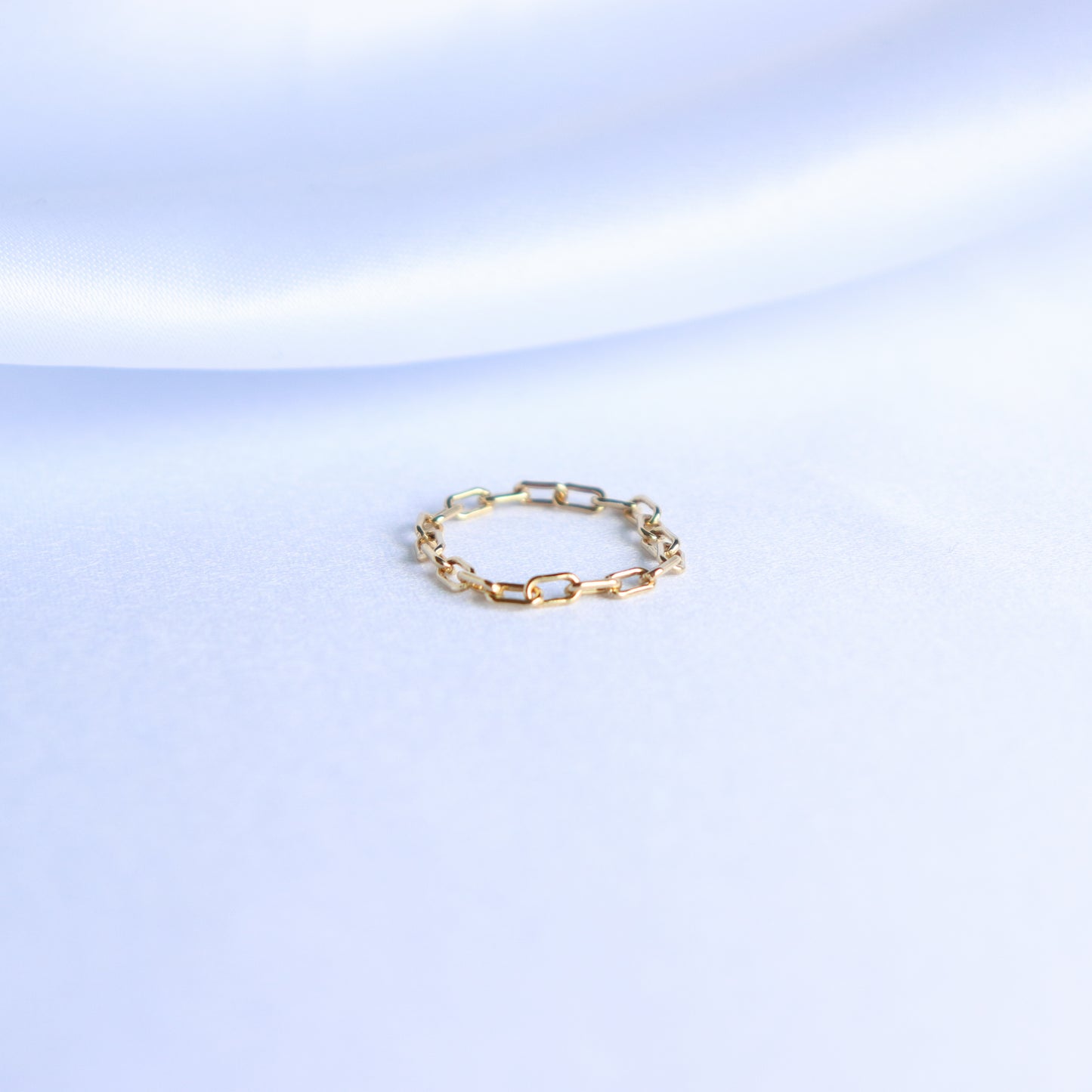 Paperclip Chain Ring