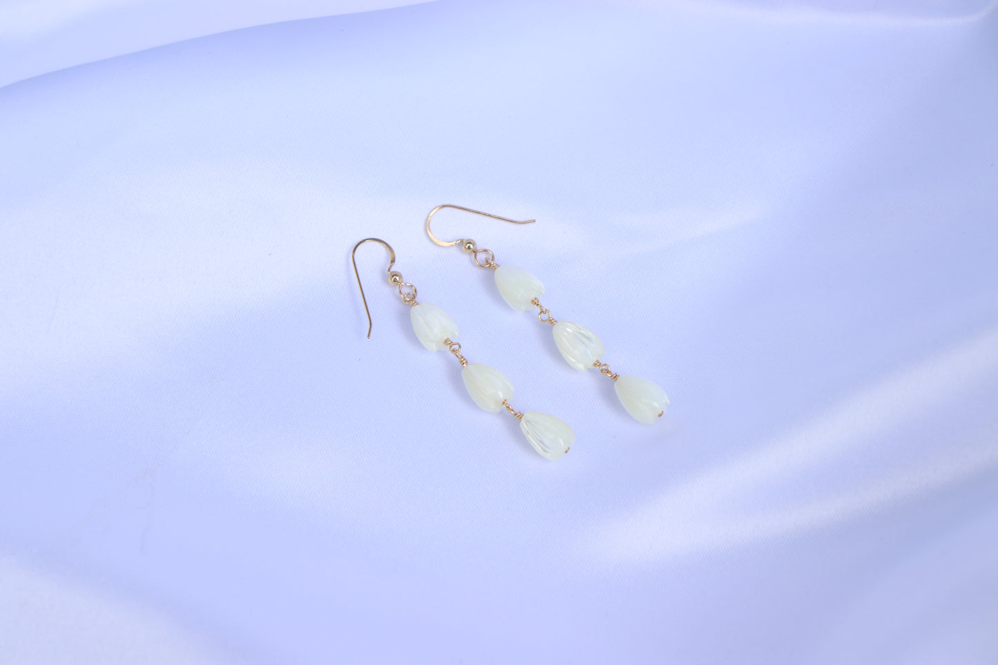 Triple Pikake Earrings