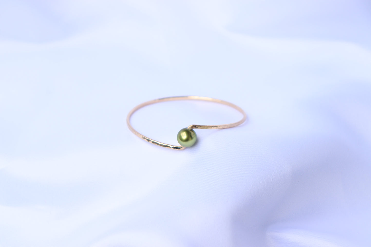 Pistachio Tahitian Pearl Swirl Bangle