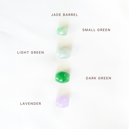 Jade Barrel Necklace