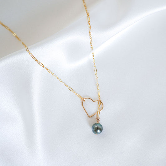 Maile Necklace Tahitian Pearl