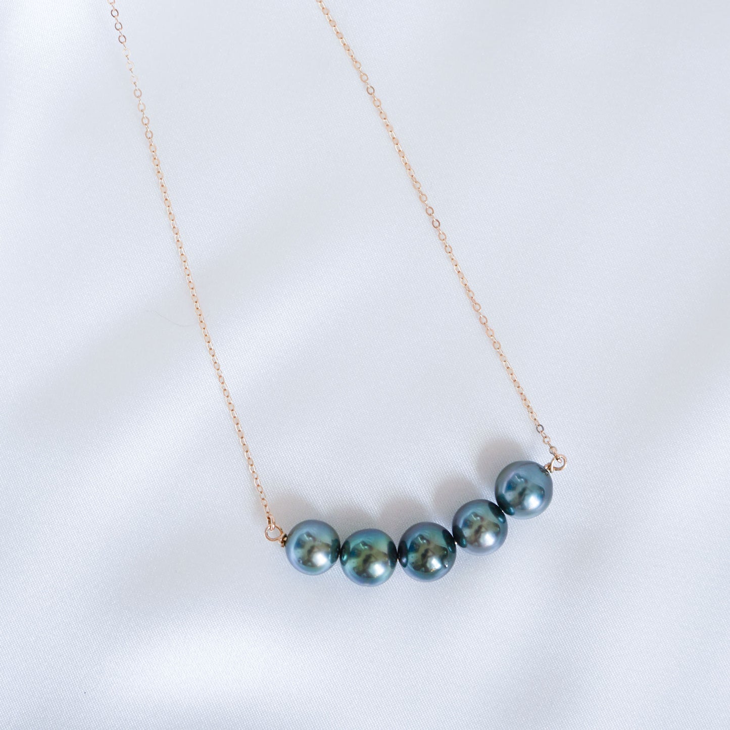 Tahitian Five Pearl Necklace