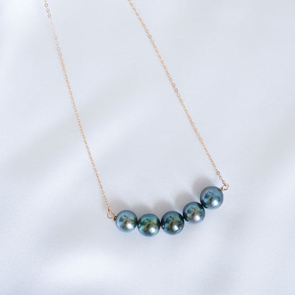 Tahitian Five Pearl Necklace