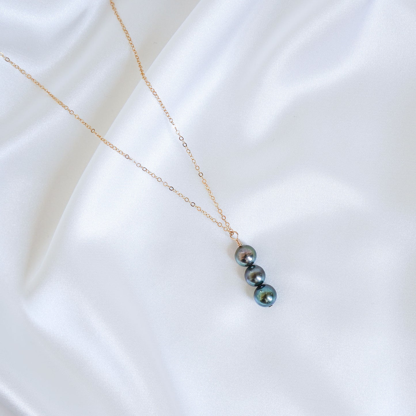 Triple Tahitian Pearl Necklace