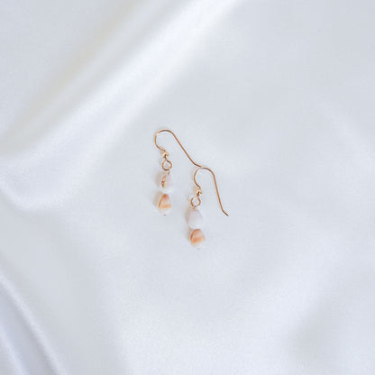 Tiny Cone Shell Simple Earrings