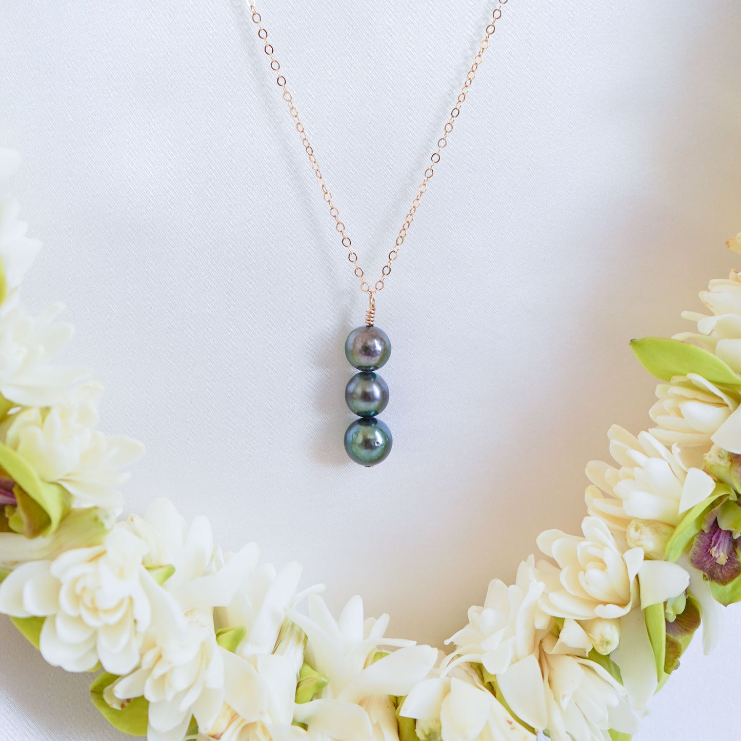 Triple Tahitian Pearl Necklace
