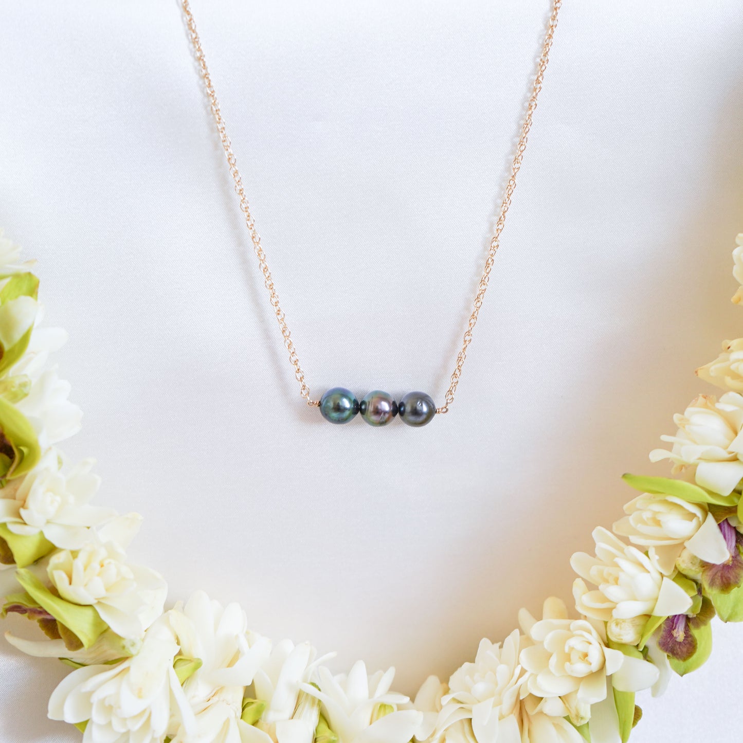 Triple Tahitian Pearl Necklace