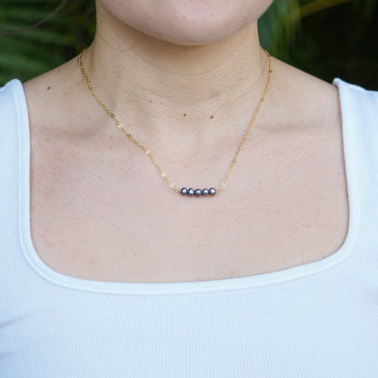 5-Freshwater Bar Pearl Necklace