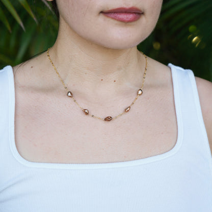 5-Keshi Tahitian Pearl Necklace