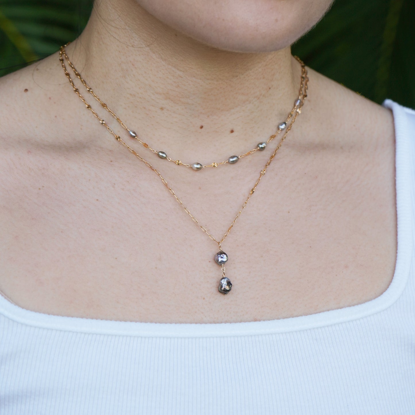 Mini Keshi Pearl Necklace