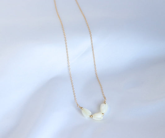 Triple Pikake Necklace