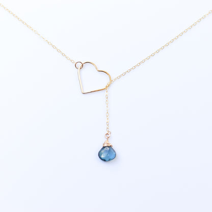 Maile Necklace London Blue Topaz