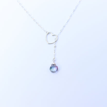 Maile Necklace Mystic Quartz