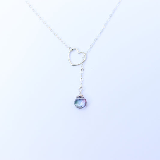 Maile Necklace Mystic Quartz