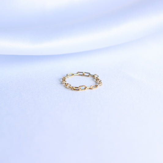 Paperclip Chain Ring