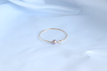 Pink Edison Pearl Bangle