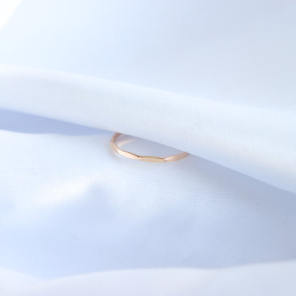 Hammered Stacking Ring