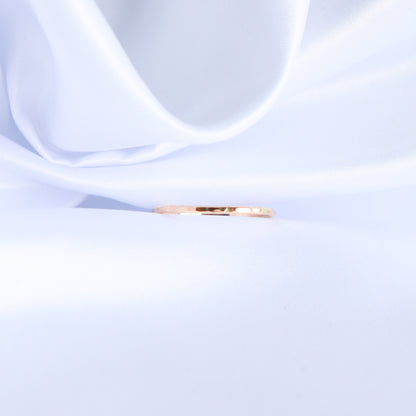 Hammered Stacking Ring