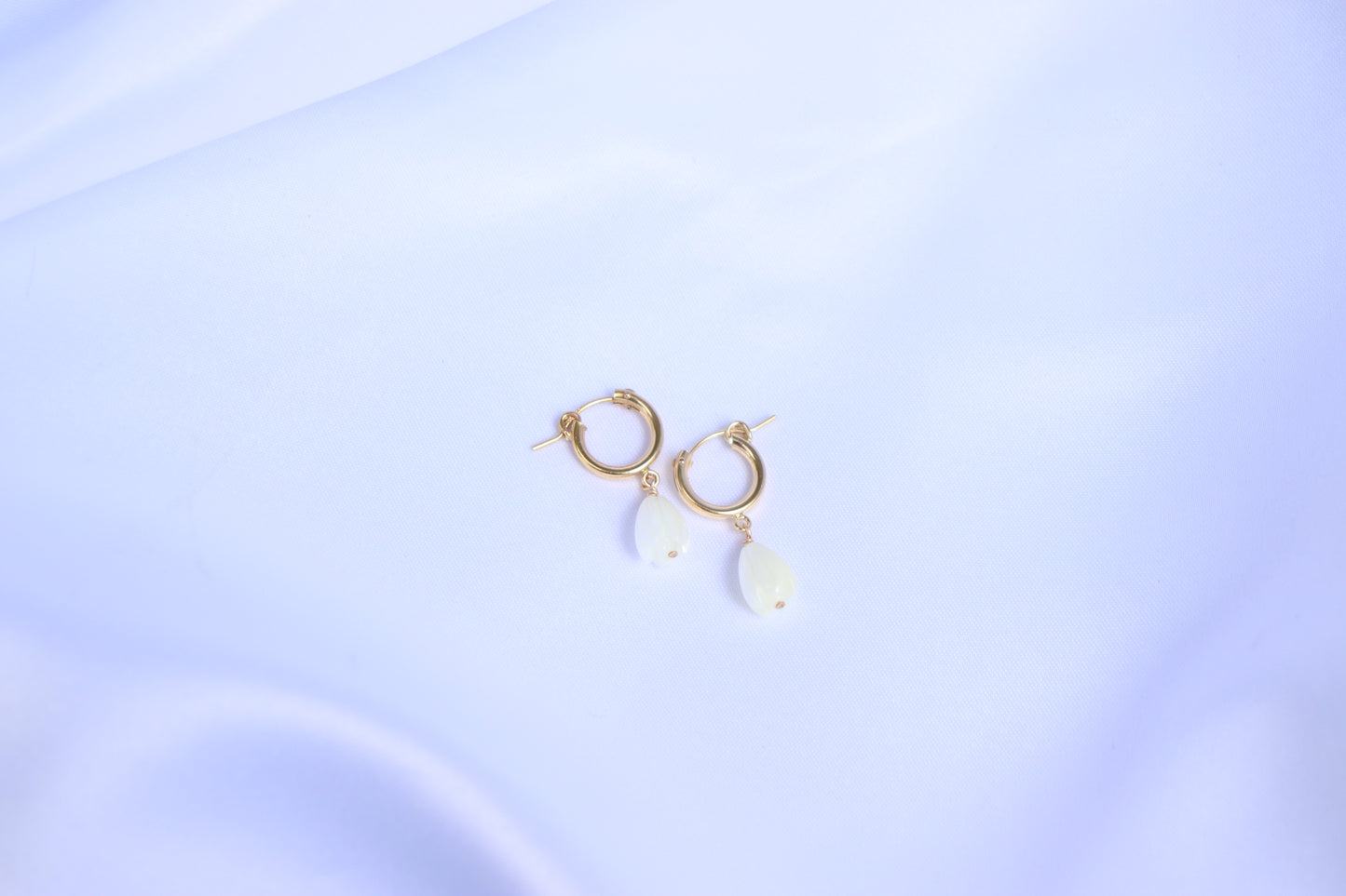Pikake Thick Hoops