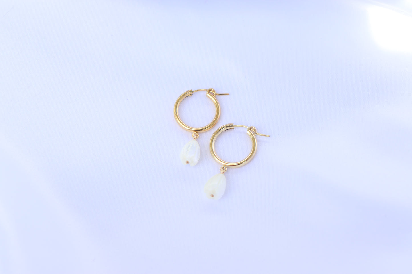 Pikake Thick Hoops