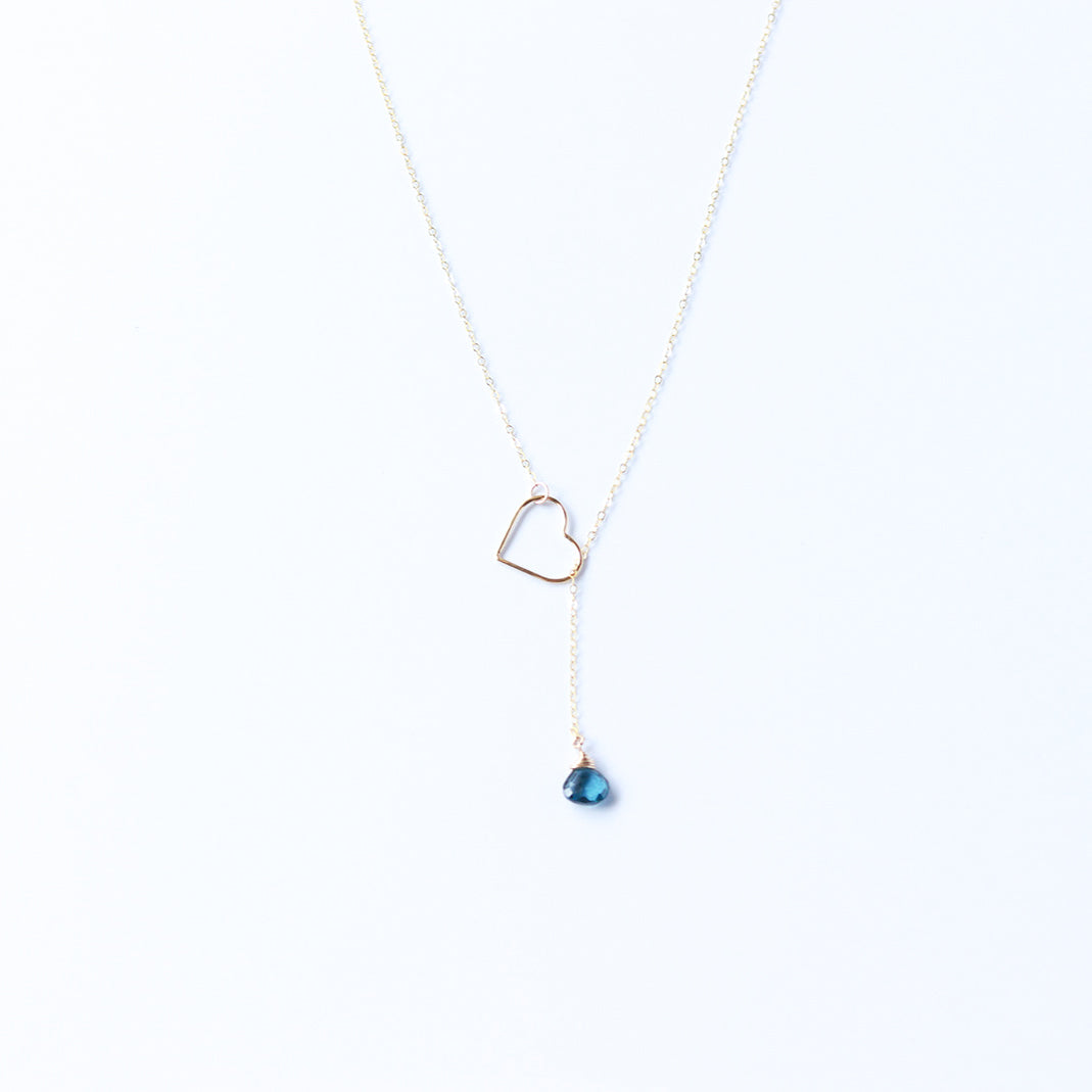 Maile Necklace London Blue Topaz
