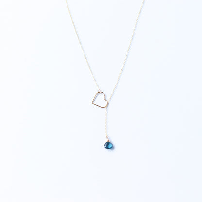 Maile Necklace London Blue Topaz