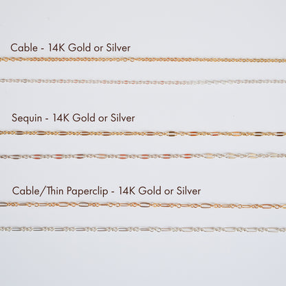 Comparison of necklace chain options