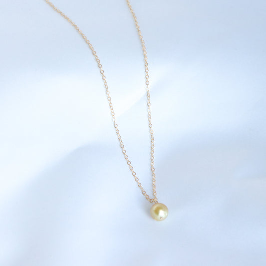 South Sea Golden Tahitian Pearl Necklace