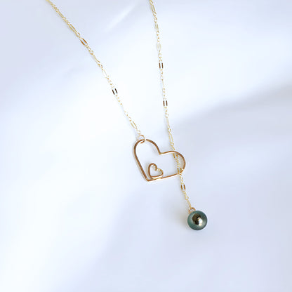 Maile Necklace Tahitian Pearl
