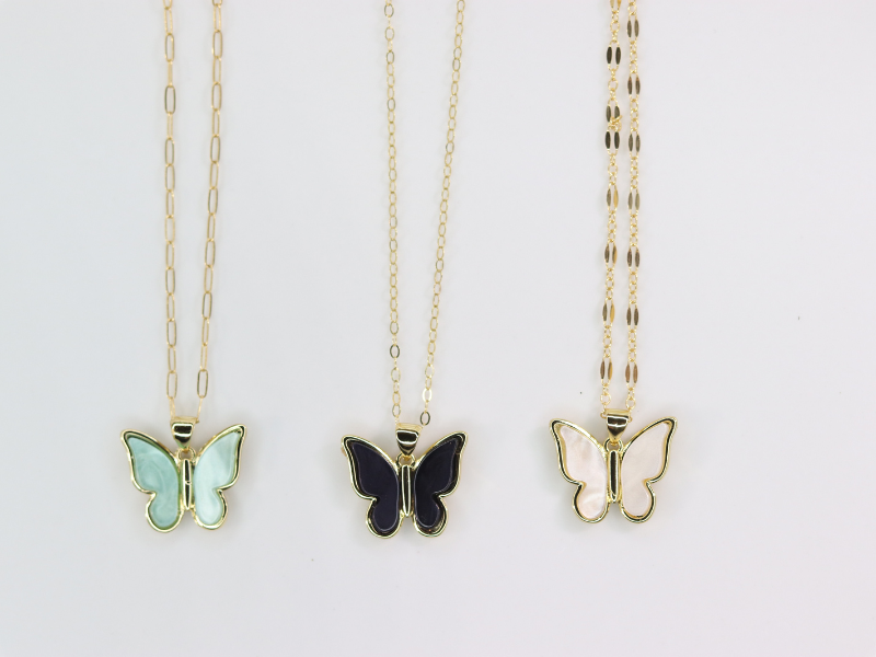 Palelehua Collection- Large Butterfly Necklace