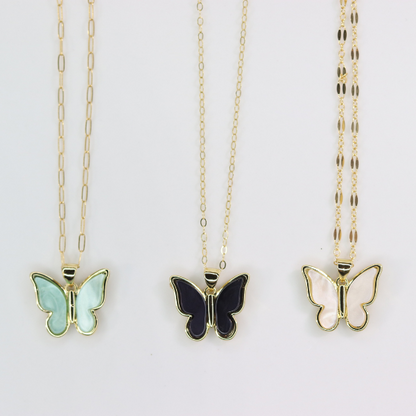 Large Butterfly Necklace