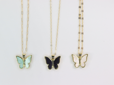 Pulelehua Collection- Large Butterfly Necklace