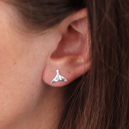 Whale Tail Studs