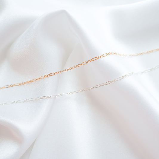 Cable & Thin Paperclip Chain