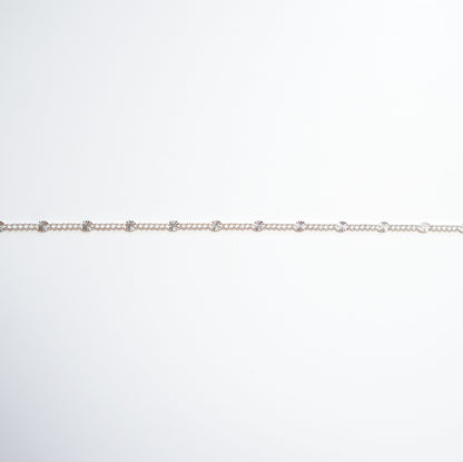 Curb Disc Chain Silver