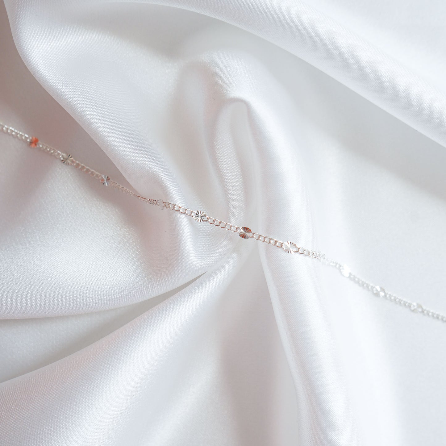 Curb Disc Chain Silver