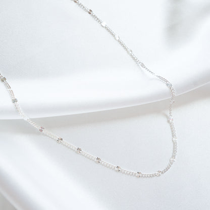 Curb Disc Chain Silver