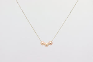 Emma Collection: Triple Edison Pearl Necklace