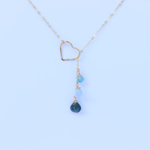 MAILE Collection: Tri-Color Necklace (Stone Set B)