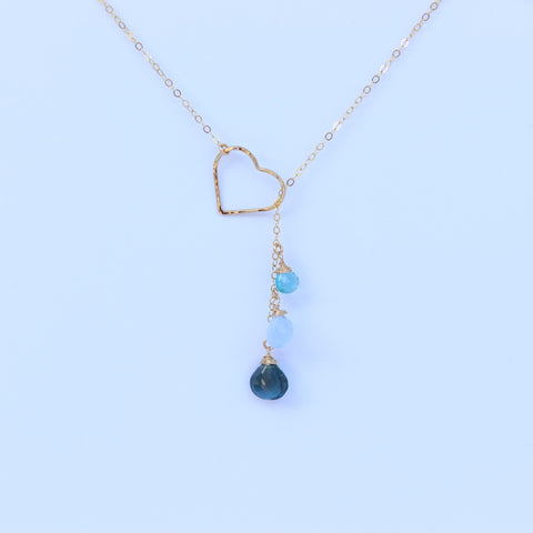 MAILE Collection: Tri-Color Necklace (Stone Set B)