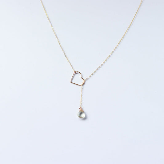 Maile Necklace Green Amethyst