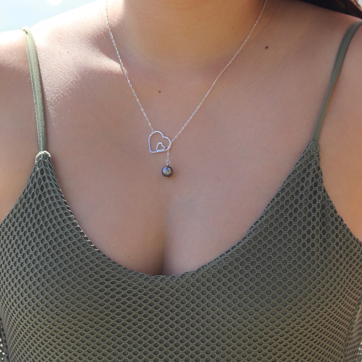 Maile Necklace Tahitian Pearl