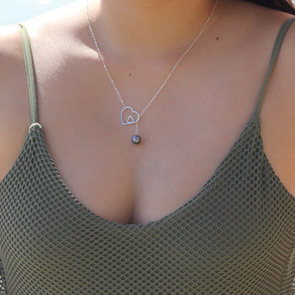 Maile Necklace Tahitian Pearl